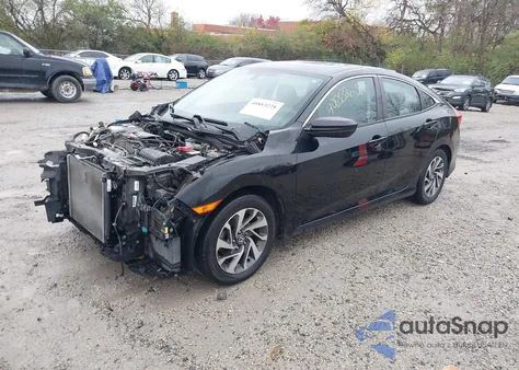 2017 Honda Civic Ex from USA, damaged, VIN 19XFC2F75HE076544